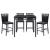 Olney Faux Marble/Metal 5-Piece Pack Counter Height Set