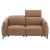 President Leather Loveseat