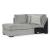 Casselbury 2-Piece Polyester U-Shaped Sectional Sofa w/Left Arm Chaise Facing