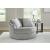 Casselbury Polyester Oversized Swivel Accent Chair