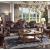 Picardy Oversized Wood/PU Sofa