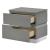 SM Paradox Gloss Laminate Platform Bedroom Set w/LED Light