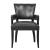 Ronan Vegan Leather Dining Arm Chair