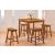 Saddleback Transitional Counter Dining Room Set