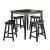 Saddleback Transitional Counter Dining Room Set