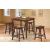 Saddleback Transitional Counter Dining Room Set