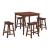 Saddleback Transitional Counter Dining Room Set