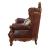 Eustoma Top Grain Leather/Wood Tufted Loveseat w/Pillows