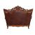 Eustoma Top Grain Leather/Wood Tufted Loveseat w/Pillows