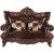Forsythia Leather/Wood Living Room Set