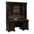 Meritage Wood 7-Drawer Credenza & 2-Door Hutch w/LED Lighting