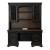Meritage Wood 7-Drawer Credenza & 2-Door Hutch w/LED Lighting