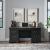 Meritage Wood 7-Drawer Jr Executive Credenza