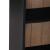 Meritage Wood Stepped Bookcase Wall