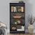 Meritage Wood Stepped Bookcase Wall