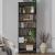 Meritage Wood Stepped Bookcase Wall
