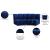 Infinity Velvet Modular Loveseat