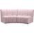 Infinity Velvet Modular Loveseat