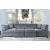 Bois II Velvet U-Shaped Modular Sectional Sofa