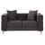 Gillian II Velvet Loveseat