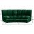 Infinity Velvet Modular Loveseat