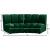 Infinity Velvet Modular Loveseat