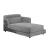 Alwin Fabric U-Shaped Sectional Sofa