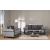 SM Breda Fabric Convertible Living Room Set with Wood Trim