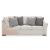 Koralynn Fabric U-Shaped 3-Piece Sectional Sofa w/Right Chaise