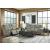 Next-Gen Gaucho Faux Nubuck Leather Reclining Loveseat w/Console