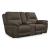 Next-Gen Gaucho Faux Nubuck Leather Reclining Loveseat w/Console