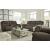 Next-Gen Gaucho Faux Nubuck Leather Reclining Loveseat w/Console