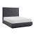 Larchmont Fabric/Wood/Wood Veneer Tufted Bed, King Size