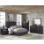 Larchmont Fabric/Wood/Wood Veneer Tufted Bed, King Size