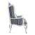 Ciddrenar Linen Fabric/Wood Chair w/Pillow