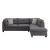Laurissa Fabric Sectional Sofa w/Right Chaise & Ottoman