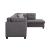Laurissa Fabric Sectional Sofa w/Right Chaise & Ottoman