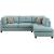 Laurissa Fabric Sectional Sofa w/Right Chaise & Ottoman