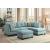 Laurissa Fabric Sectional Sofa w/Right Chaise & Ottoman