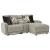 Colleyville 3-Piece Polyester Power Reclining Sectional Sofa w/Console