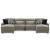 Colleyville 4-Piece Polyester Power Reclining Sectional w/Chaise
