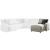 WRS Colleyville Right-Arm Facing Power Reclining Back Chaise