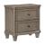 Vermillion Wood/Wood Veneer Nightstand