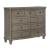 Vermillion Wood/Wood Veneer Dresser