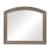 Vermillion Wood/Wood Veneer Mirror