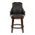 Bayshore Transitional Vinyl/Wood Counter Dining Chair