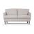 Helena Leather Loveseat