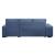 Strophios Fabric L-Shaped Reversible Sleeper Sectional Sofa