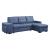 Strophios Fabric L-Shaped Reversible Sleeper Sectional Sofa