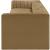 Rummi 126-inch Velvet Performance Fabric Upholstered 4-Piece Modular Sofa